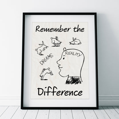 Dougal's Dreams and Reality Sketch, Remember the Diffrence, Father Ted Print