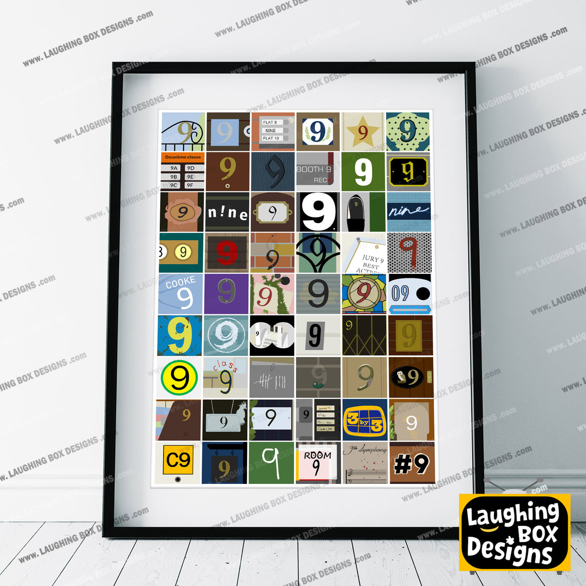 ALL THE NINE'S, Inside Number Nine Print