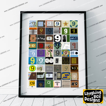 ALL THE NINE'S, Inside Number Nine Print