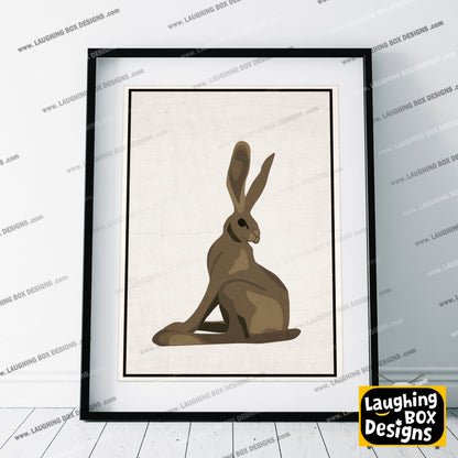 HARE STATUE, Inside Number Nine Print
