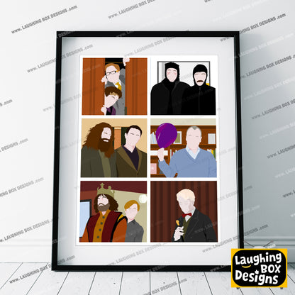 SERIES ONE CHARACTERS, Inside Number Nine Print
