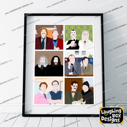 SERIES TWO CHARACTERS, Inside Number Nine Print