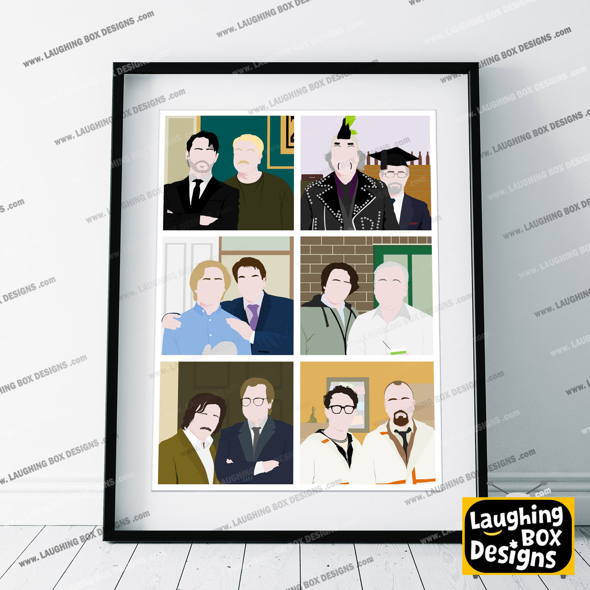 SERIES FOUR CHARACTERS, Inside Number Nine Print