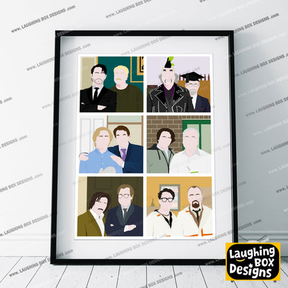 SERIES FOUR CHARACTERS, Inside Number Nine Print