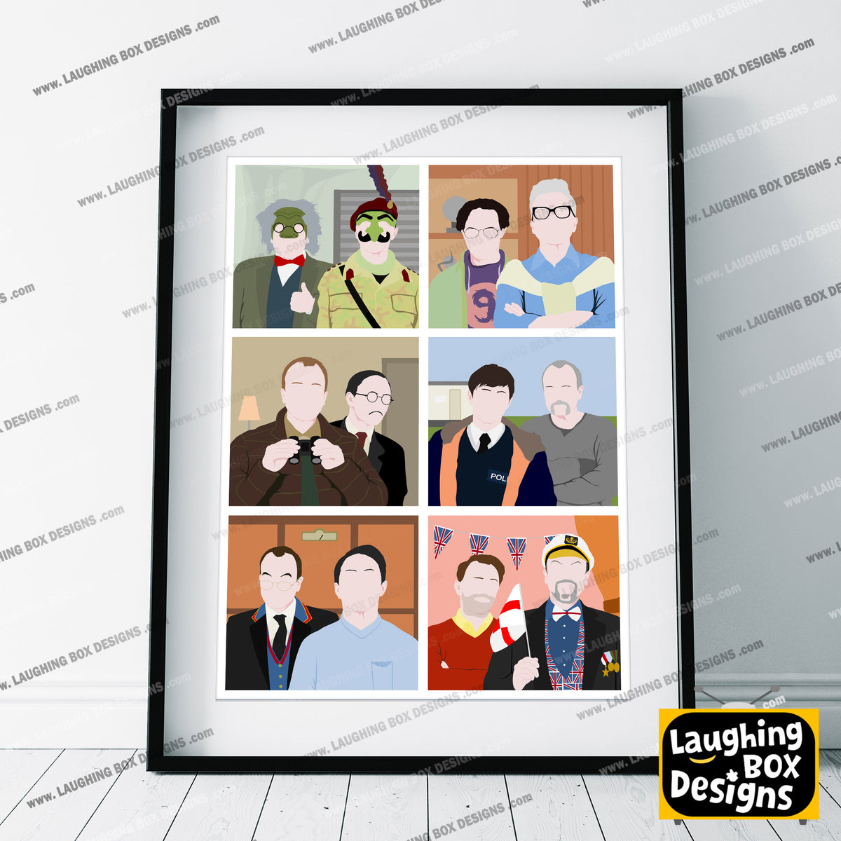 SERIES SIX CHARACTERS, Inside Number Nine Print