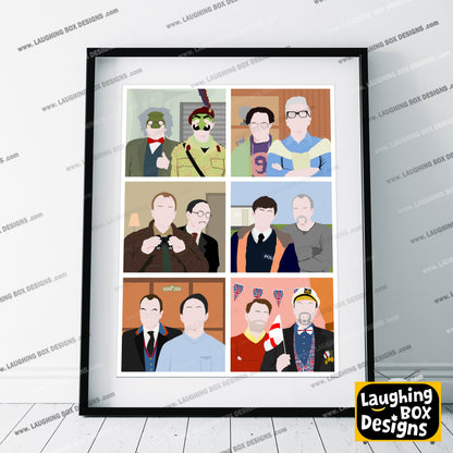 SERIES SIX CHARACTERS, Inside Number Nine Print