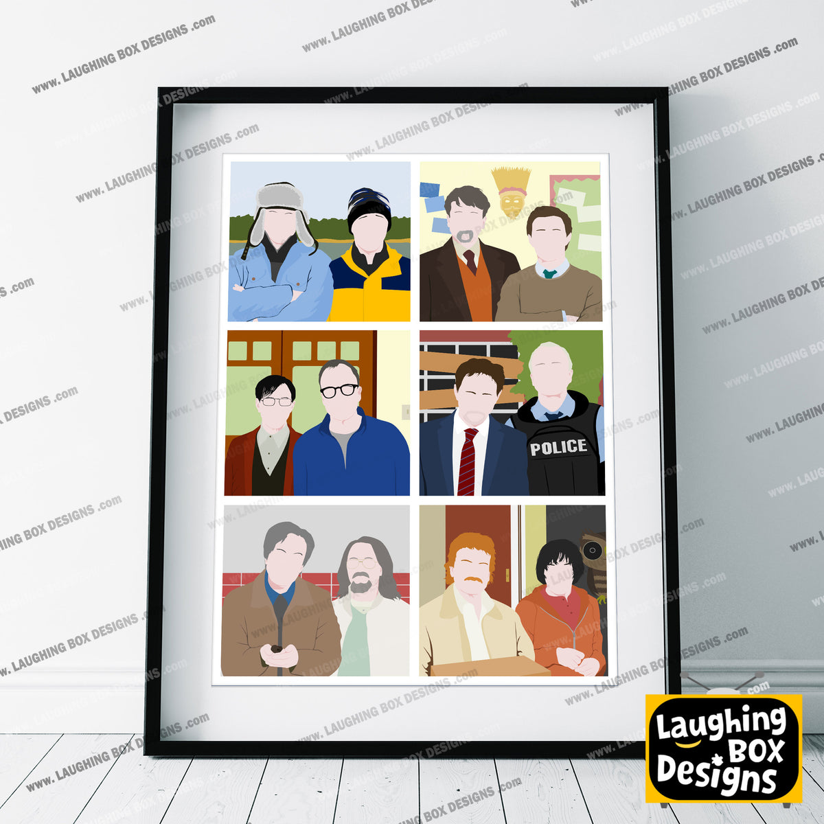 SERIES SEVEN CHARACTERS, Inside Number Nine Print
