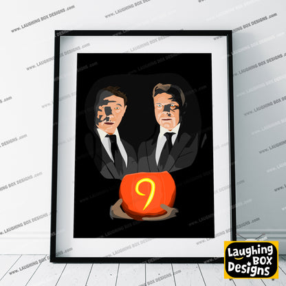 DEAD LINE, STEVE AND REECE, Inside Number Nine Print