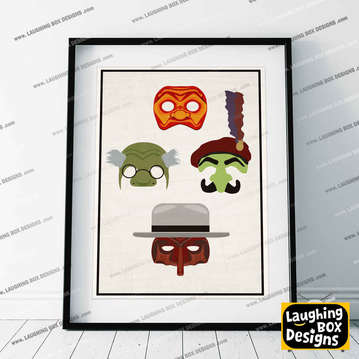 WUTHERING HEIST MASKS, Inside Number Nine Print