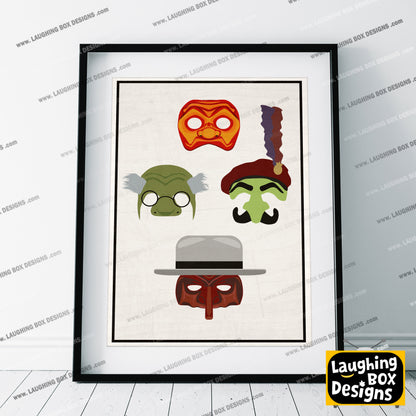 WUTHERING HEIST MASKS, Inside Number Nine Print