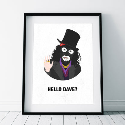 PAPA LASAROU, Hello Dave?, Character Quote, The League of Gentlemen Print