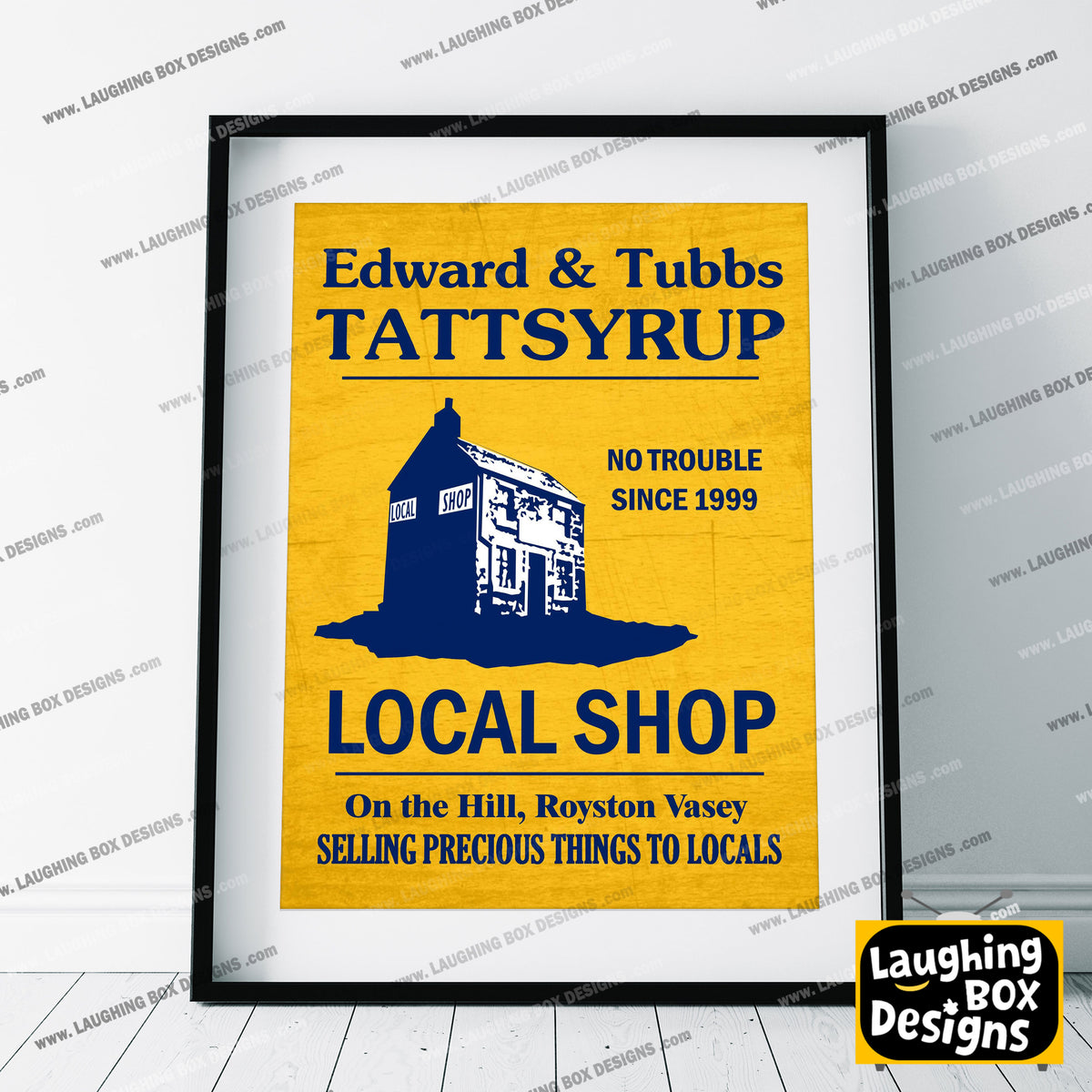 LOCAL SHOP ADVERT Edward and Tubbs Tattsyrup, The League of Gentlemen Print