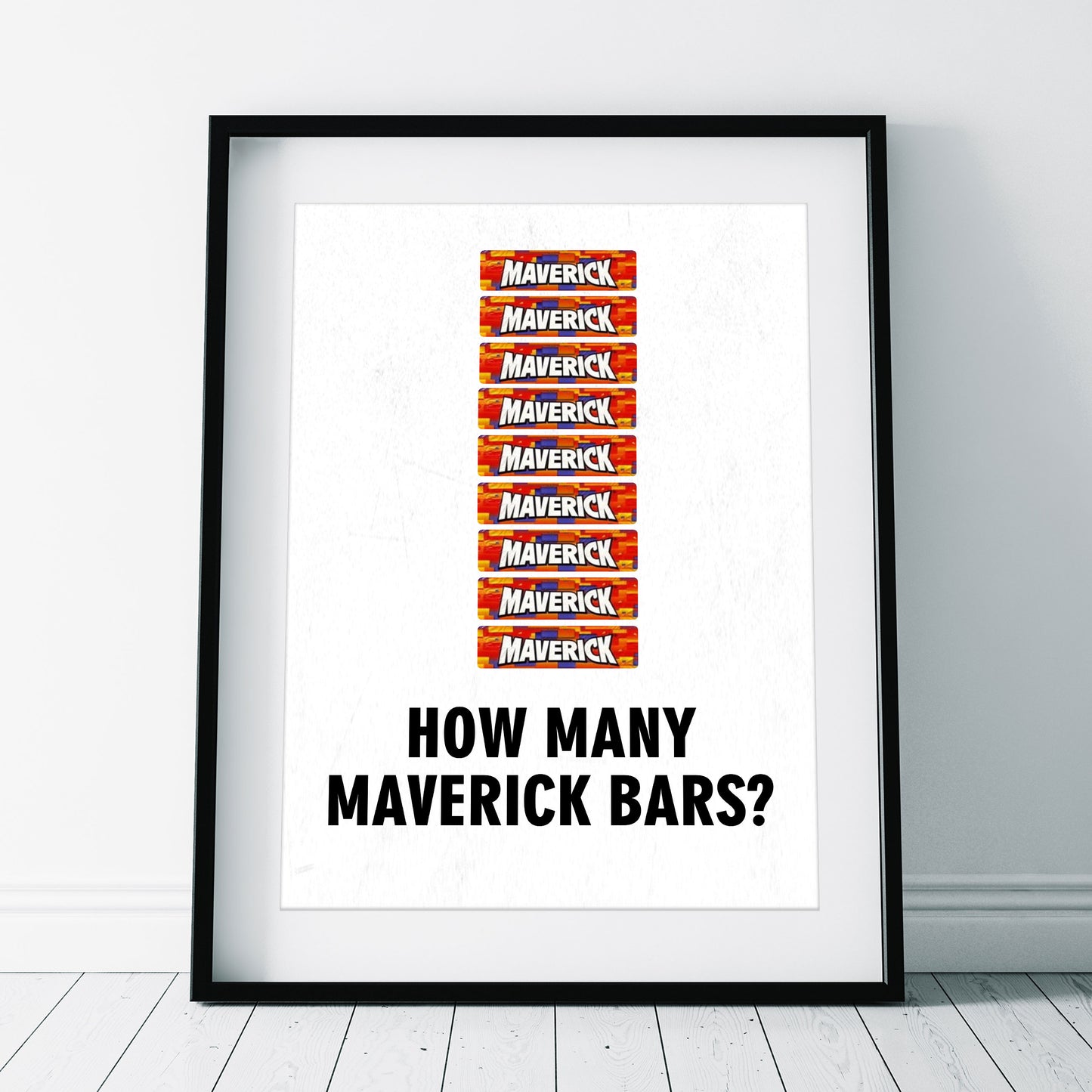 HOW MANY MAVERICK BARS? Pops Character Quote, The League of Gentlemen Print