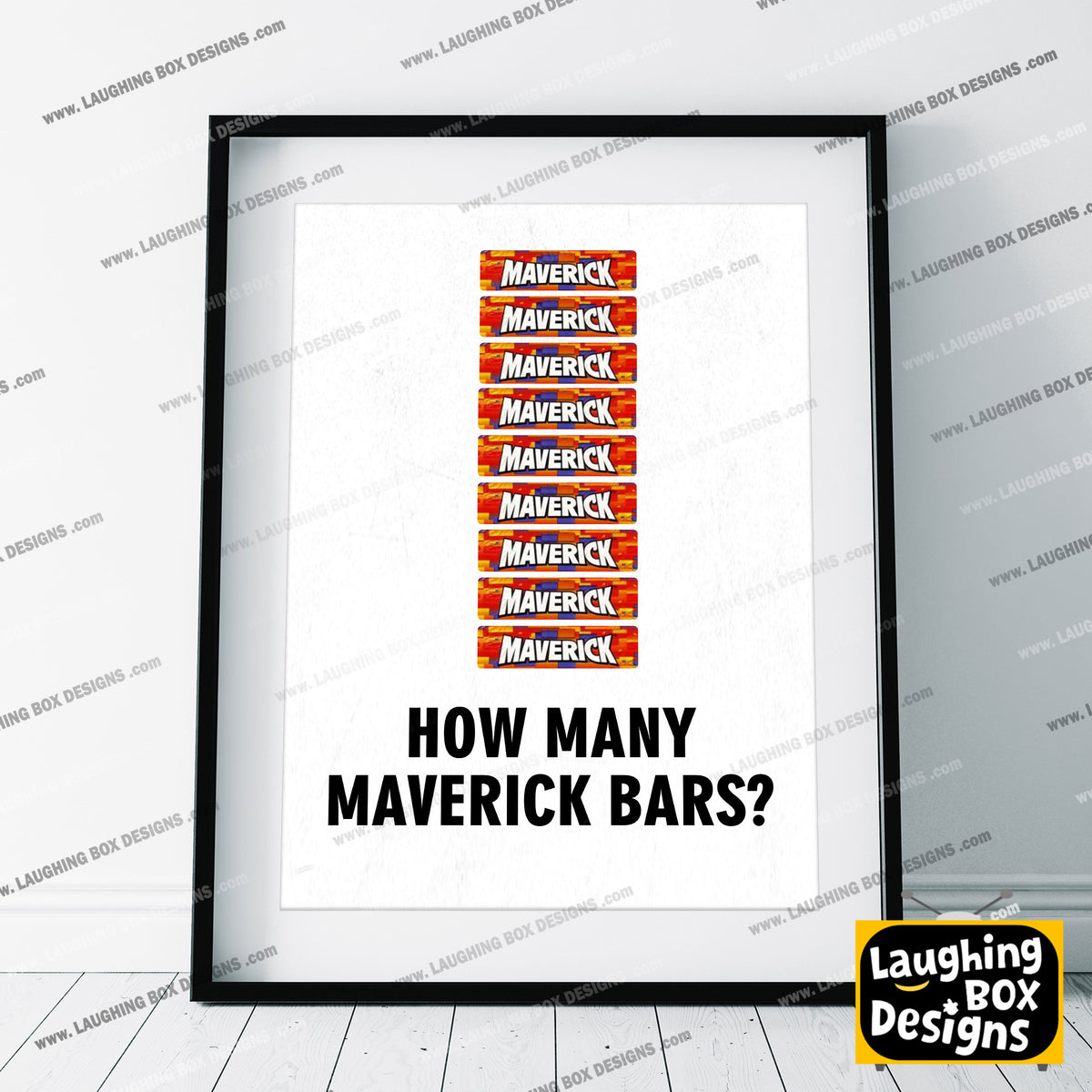 HOW MANY MAVERICK BARS? Pops Character Quote, The League of Gentlemen Print