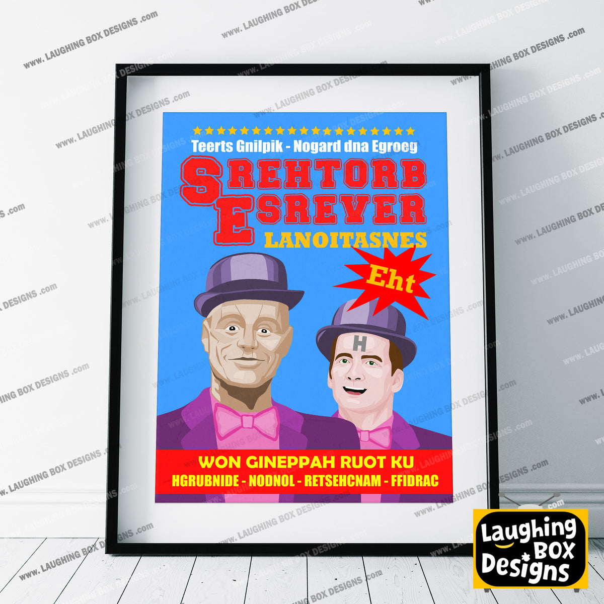 THE SENSATIONAL REVERSE BROTHERS, Tour Poster, Red Dwarf Print