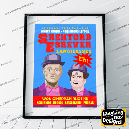 THE SENSATIONAL REVERSE BROTHERS, Tour Poster, Red Dwarf Print