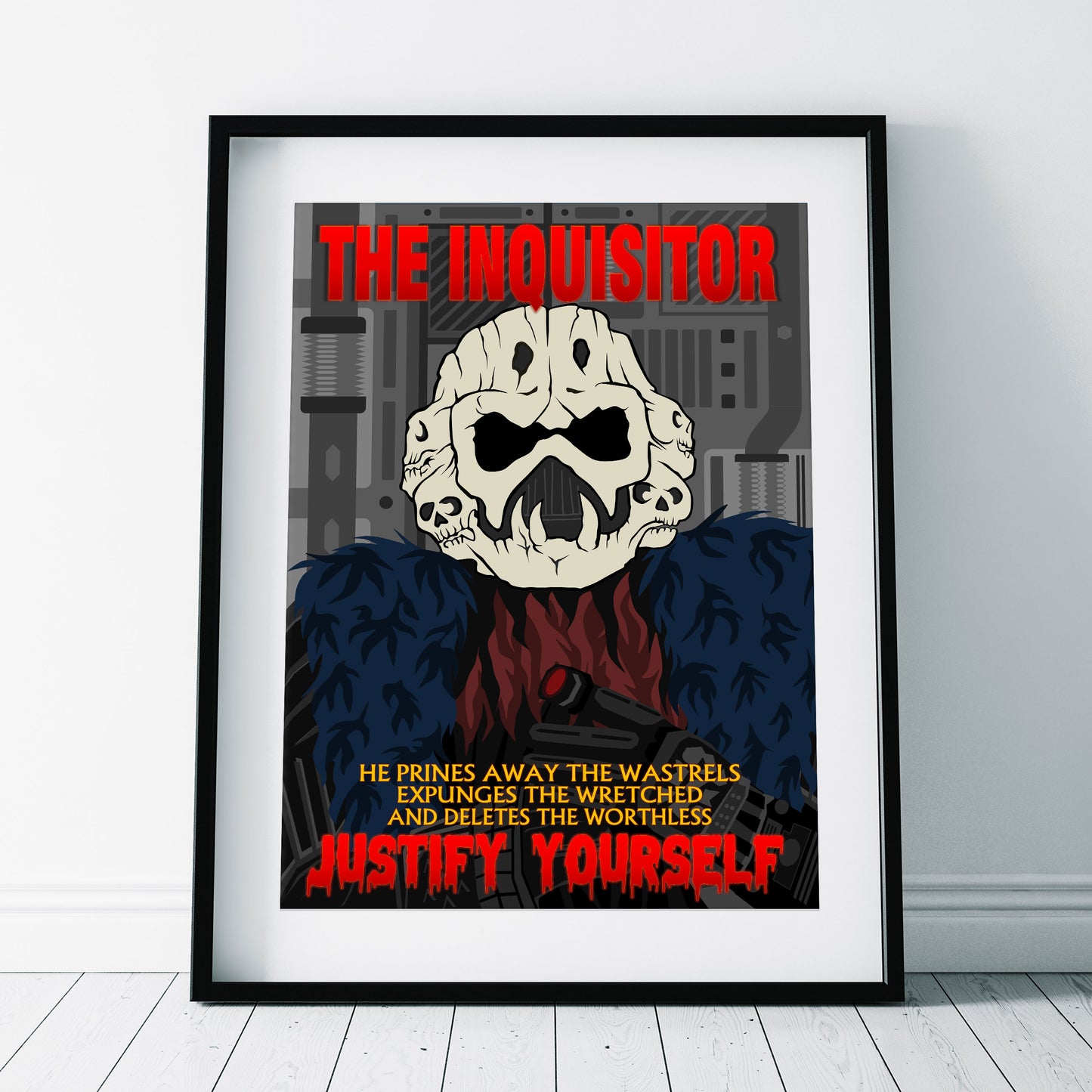 THE INQUISITOR Justify Yourself, Red Dwarf Print