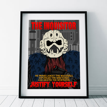 THE INQUISITOR Justify Yourself, Red Dwarf Print