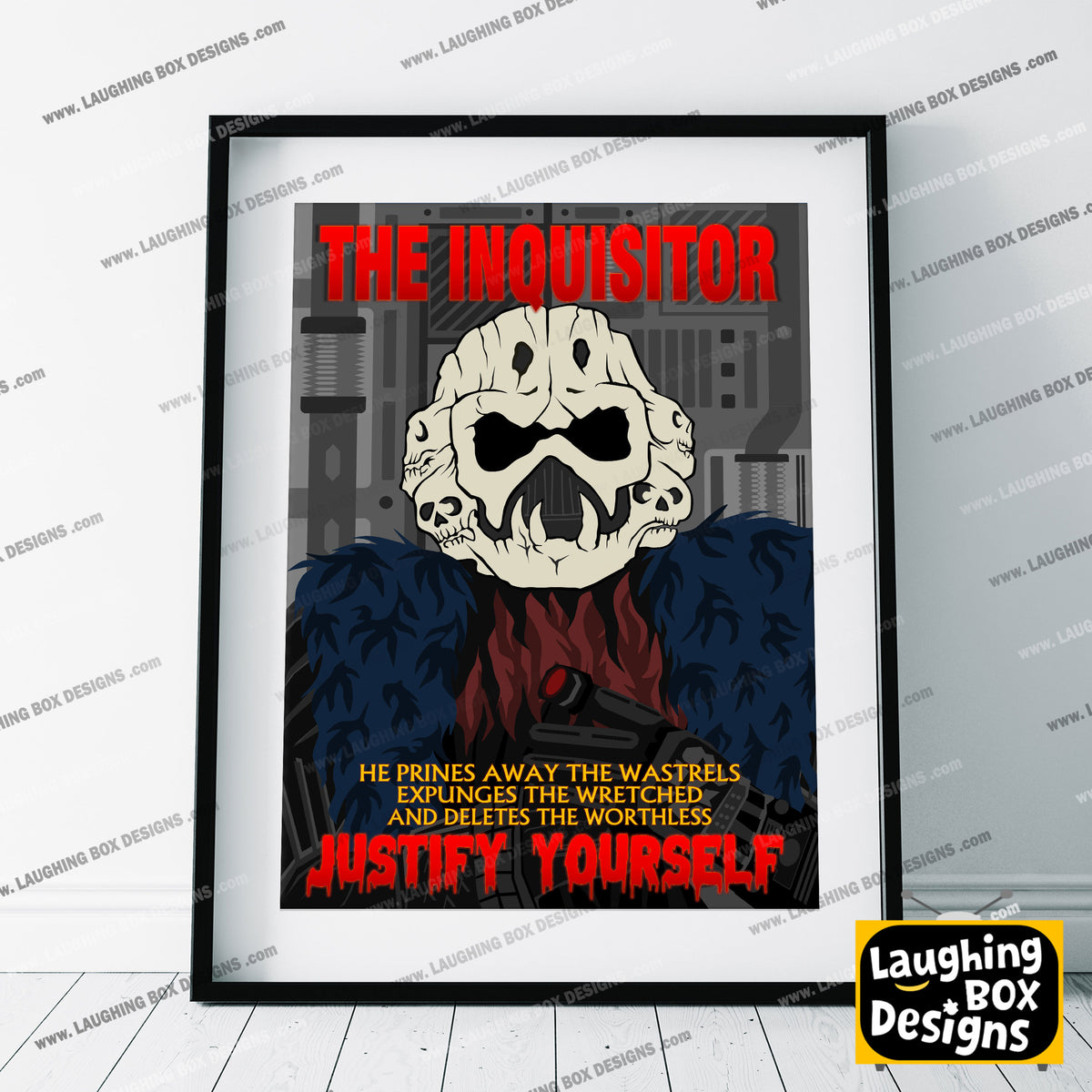 THE INQUISITOR Justify Yourself, Red Dwarf Print