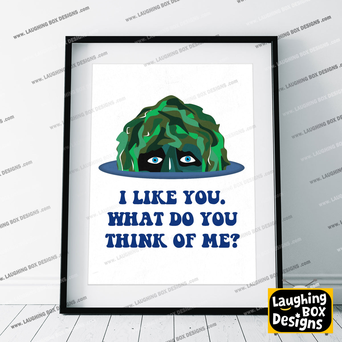 I LIKE YOU. WHAT DO YOU THINK OF ME?, Old Gregg Character Quote, The Mighty Boosh Print