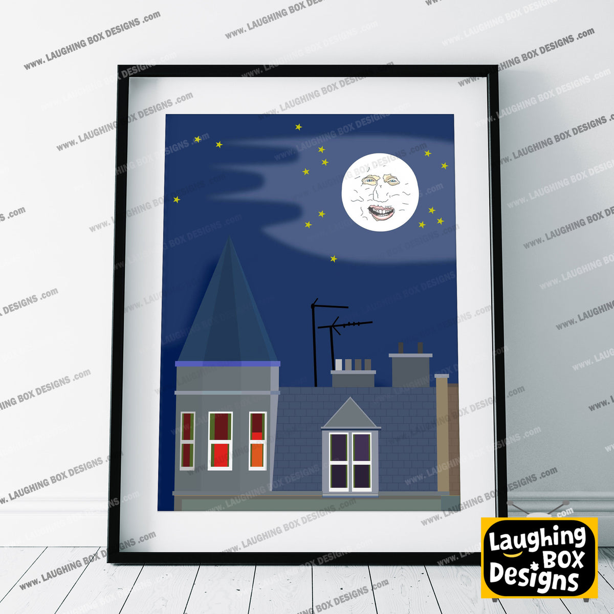 THE FLAT, Series 2 Setting, The Mighty Boosh Print