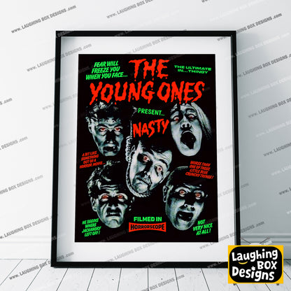 THE YOUNG ONES Presents NASTY, Horror Episode Poster, The Young Ones Print