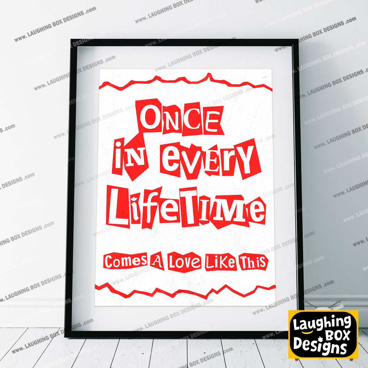 ONCE IN EVERY LIFE TIME, Comes A Love Like This, The Young Ones Print