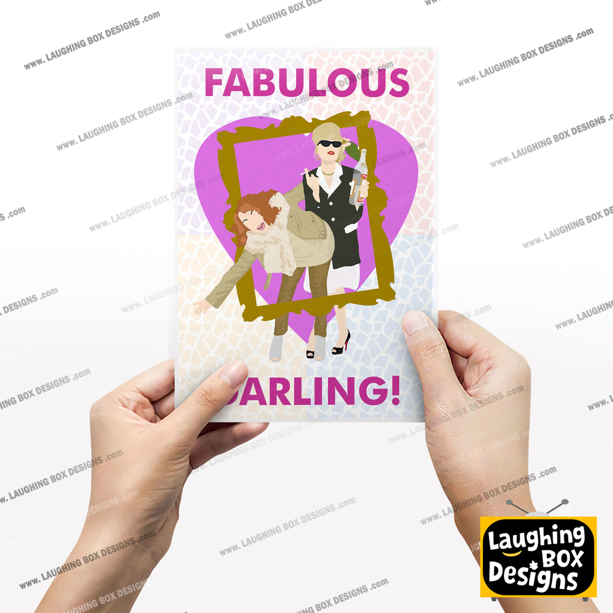 FABULOUS DARLING, Eddy and Patsy - Absolutely Fabulous Print