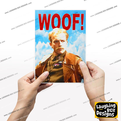 WOOF! LORD FLASHHEART Portrait, Blackadder Print