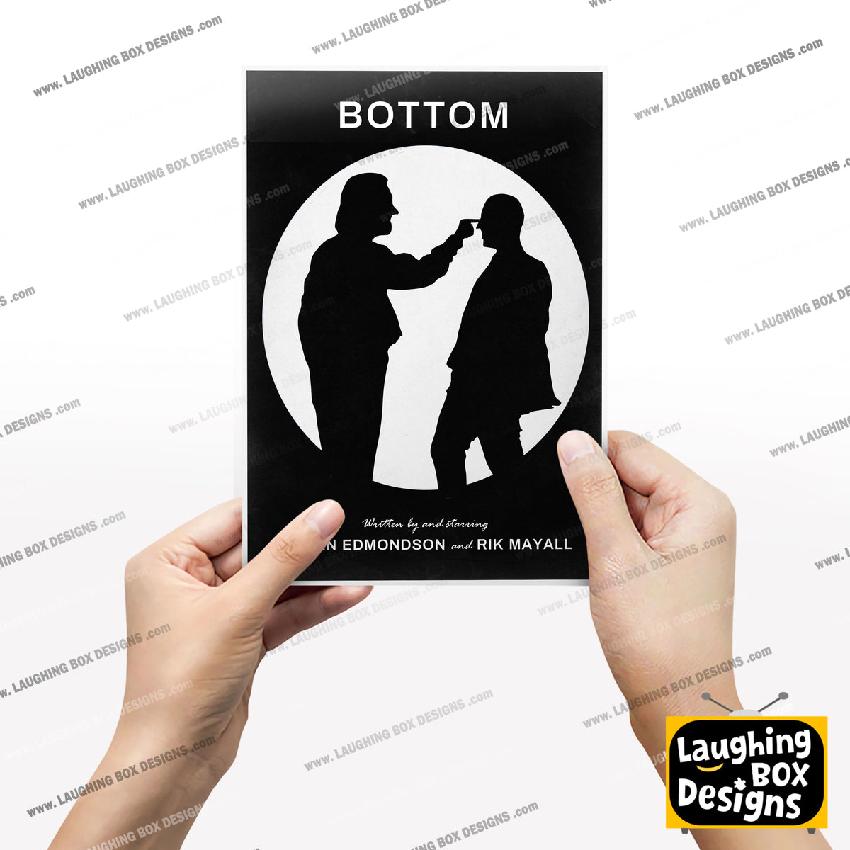 BOTTOM END CREDITS, Eye Poke Scene Silhouette, Bottom Print