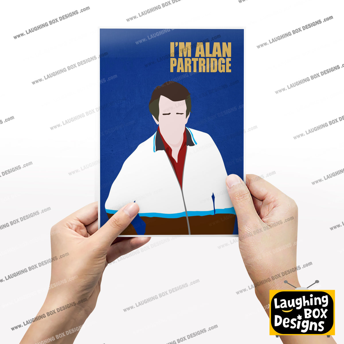 ALAN PARTRIDGE Comedy Characters Minimalist Print