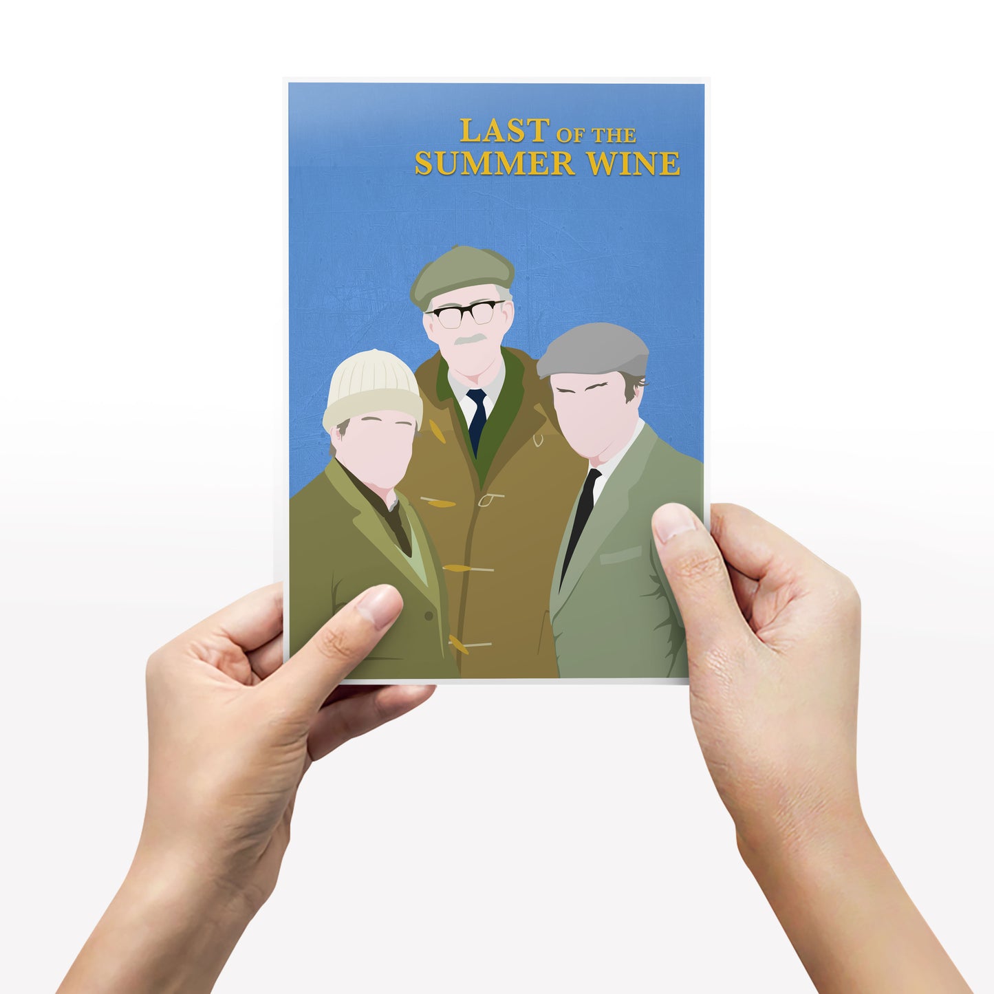 LAST OF THE SUMMER WINE Comedy Characters Minimalist Print