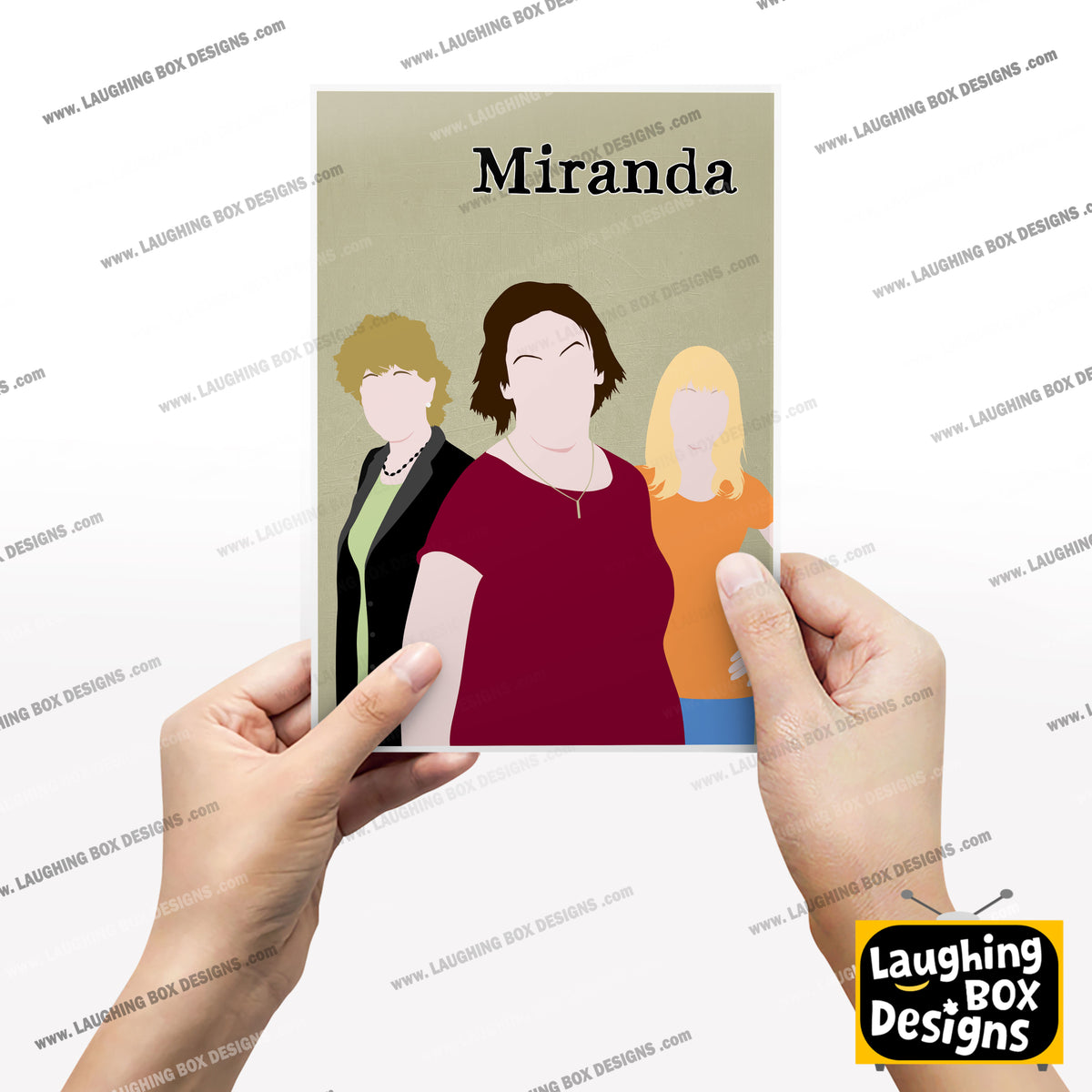 MIRANDA Comedy Characters Minimalist Print
