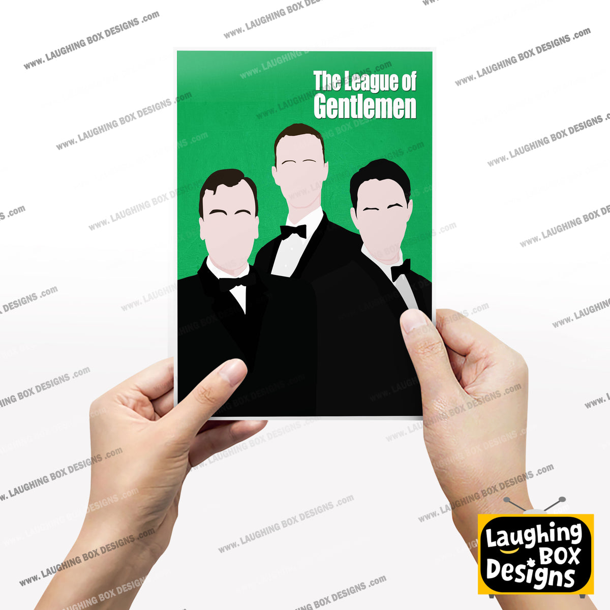 THE LEAGUE OF GENTLEMEN Comedy Characters Minimalist Print