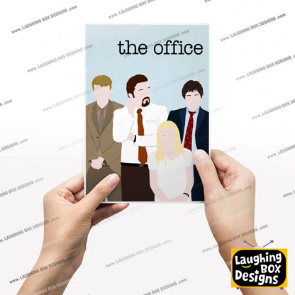 THE OFFICE (UK) Comedy Characters Minimalist Print