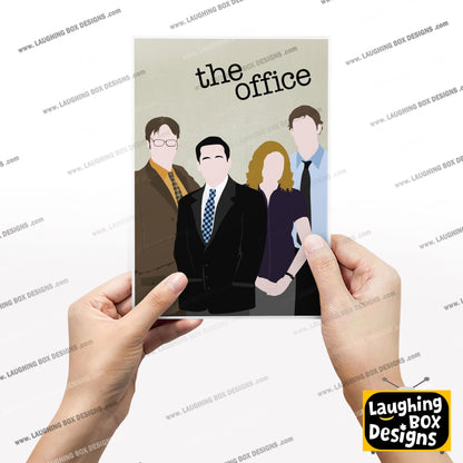 THE OFFICE (US) Comedy Characters Minimalist Print