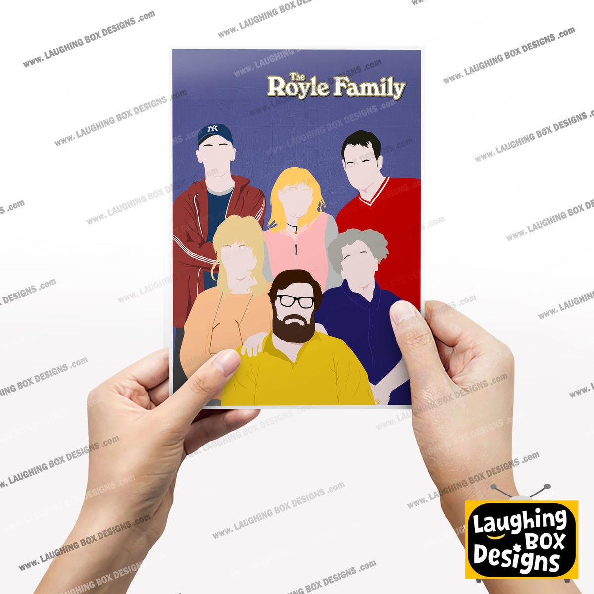 THE ROYLE FAMILY Comedy Characters Minimalist Print