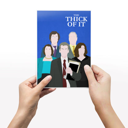 THE THICK OF IT Comedy Characters Minimalist Print