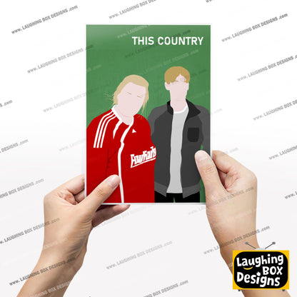 THIS COUNTRY Comedy Characters Minimalist Print