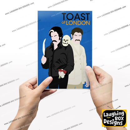 TOAST OF LONDON Comedy Characters Minimalist Print