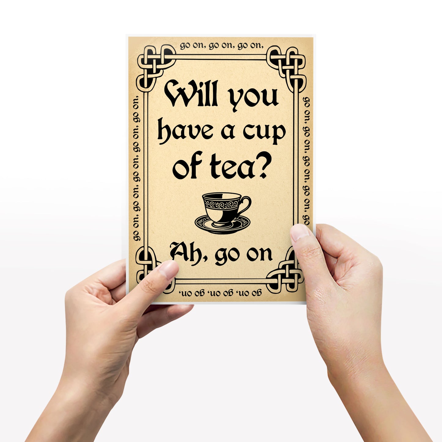 Will You Have A Cup of Tea? Ah, Go On!, Father Ted Print