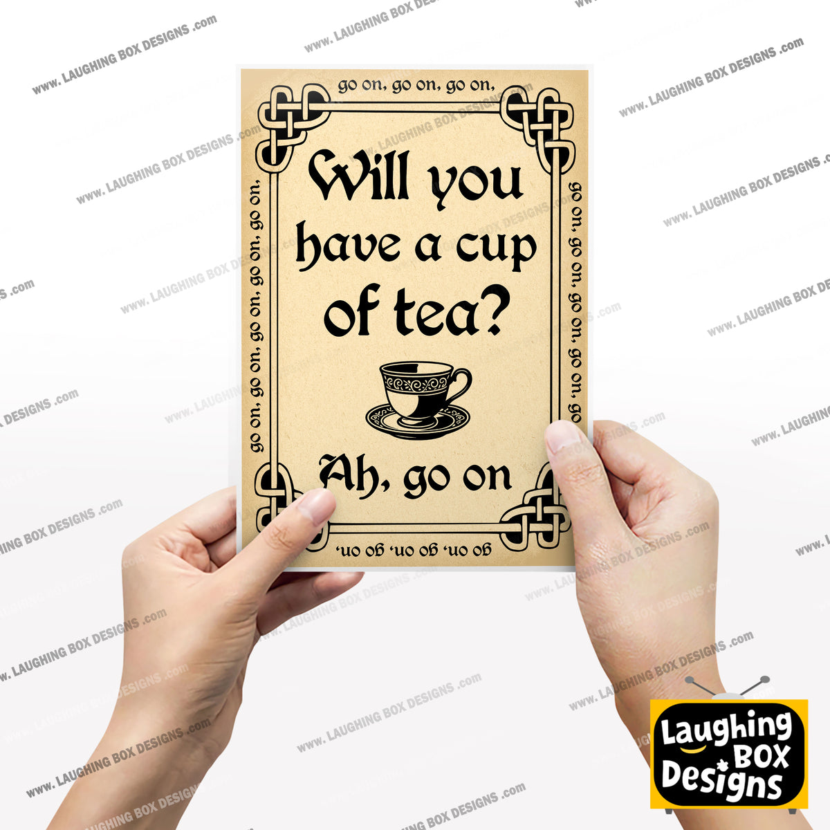 Will You Have A Cup of Tea? Ah, Go On!, Father Ted Print