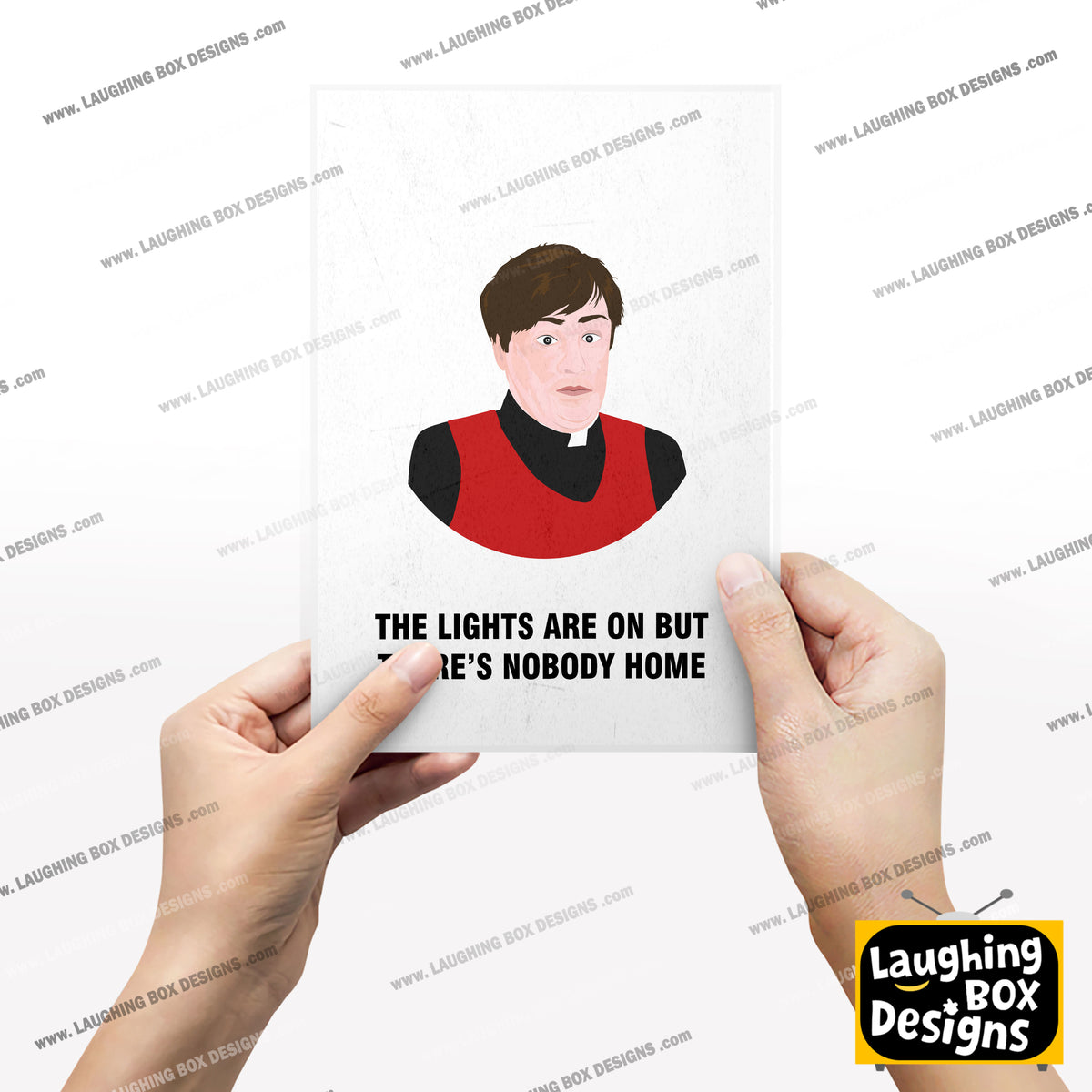Father Dougal / Lights Are On But There's Nobody Home, Father Ted Print
