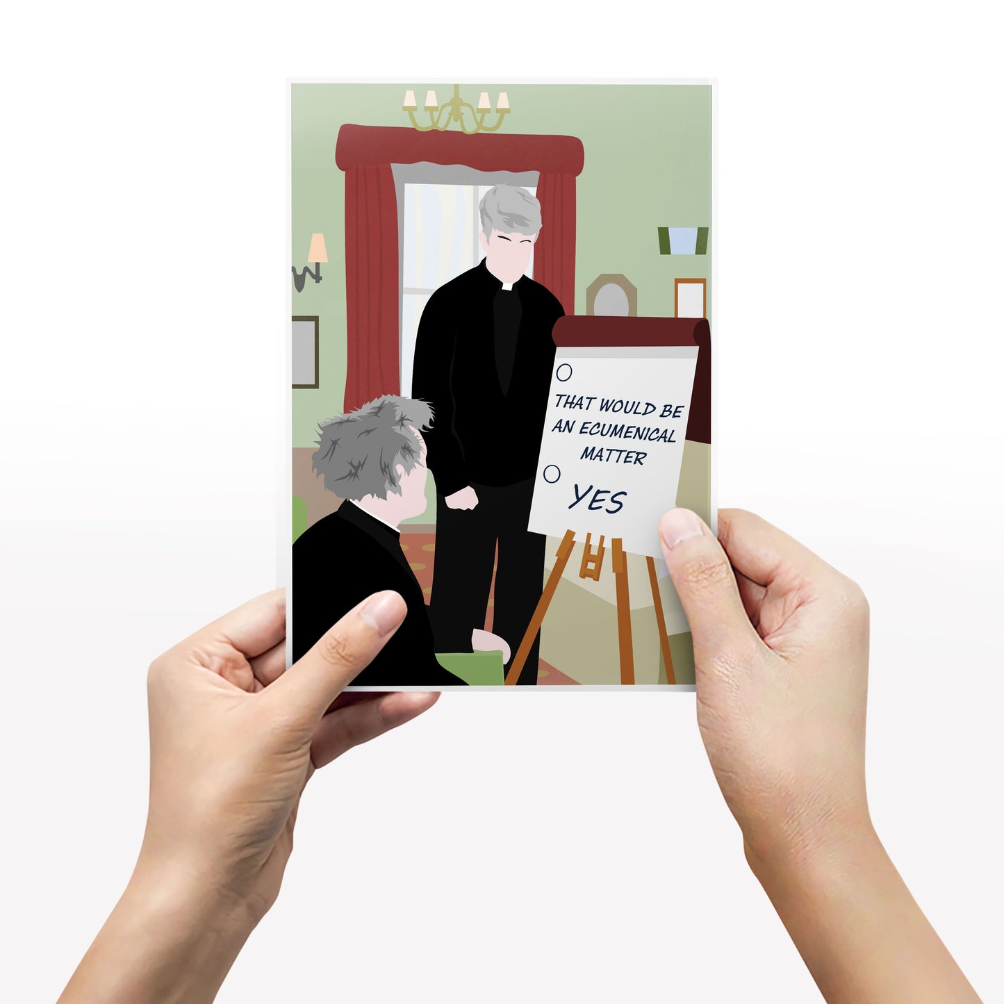 That Would Be An Ecumenical Matter / Full scene, Father Ted Print