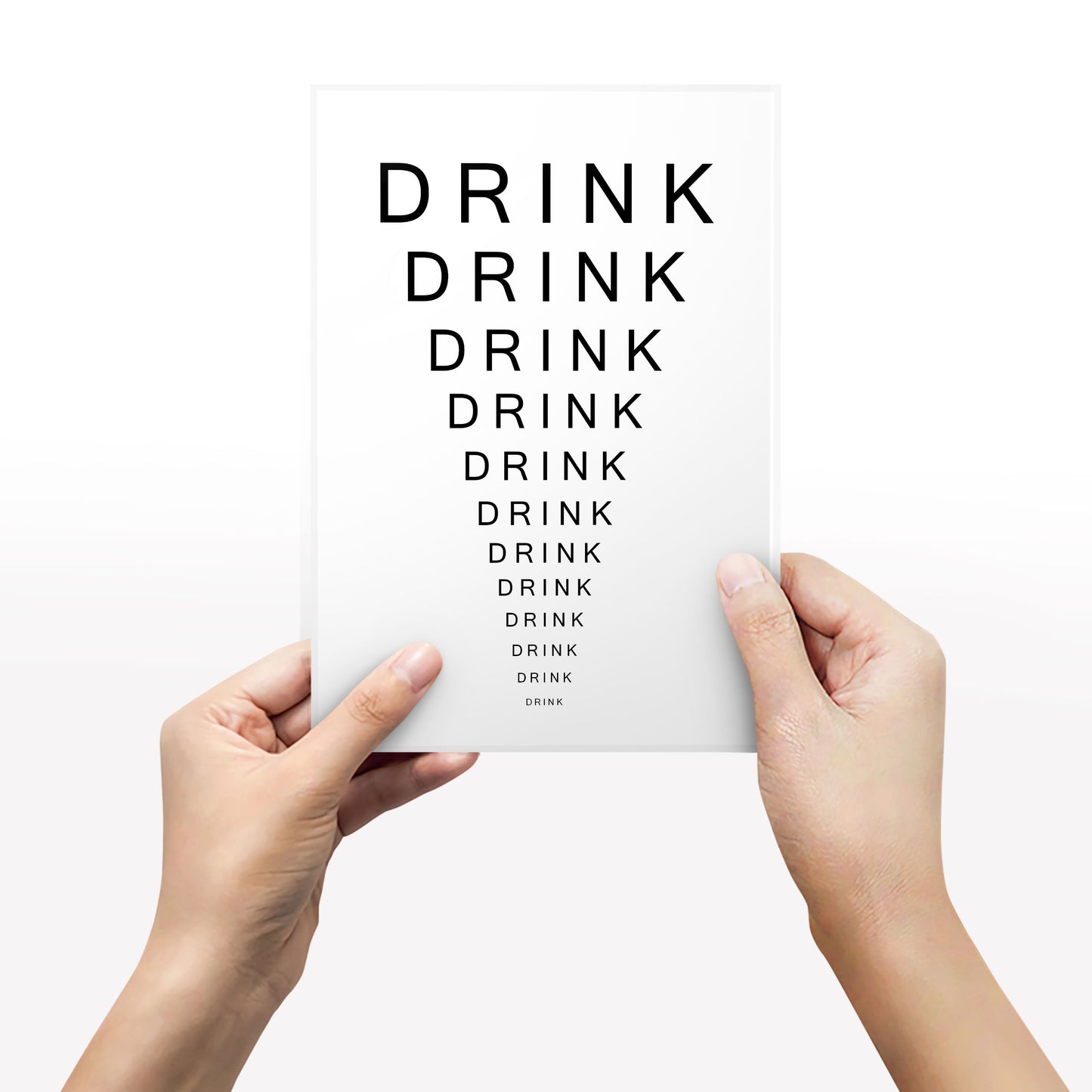 Drink Eye Chart / Father Jack Opticians, Father Ted Print