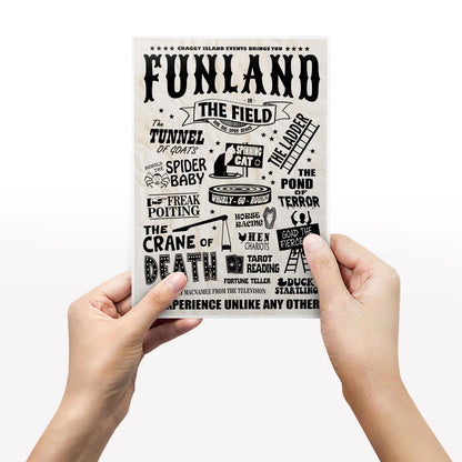 Funland poster / Craggy Island Fair, Father Ted Print