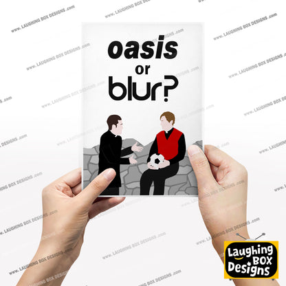 Oasis or Blur? Father Damo / Father Dougal, Father Ted Print