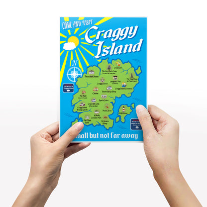 Visit Craggy Island / Small But Not Far Away, Father Ted Print