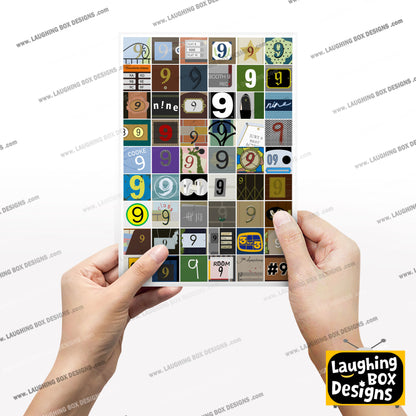 ALL THE NINE'S, Inside Number Nine Print