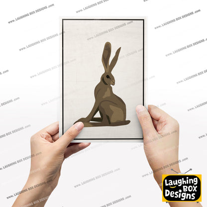 HARE STATUE, Inside Number Nine Print
